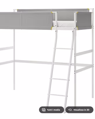 Letto a soppalco IKEA VITVAL