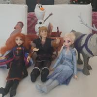 Frozen personaggi e slitta