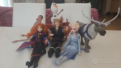 Frozen personaggi e slitta