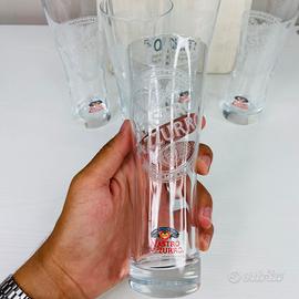 Set 6 Bicchieri Peroni Nastro Azzurro 2005 nuovi