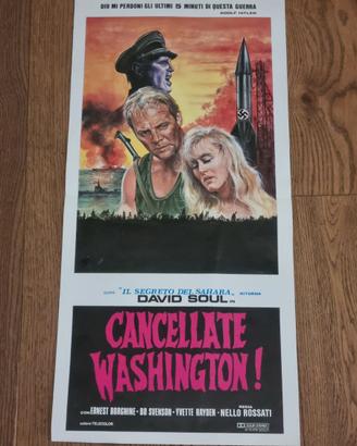 Locandina film poster Cancellate Washington! 1990