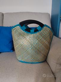borsa intreccio paglia 
