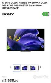 SONY OLED 65 pollici 4 K