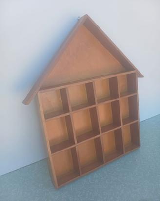 raro espositore in legno