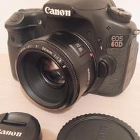 Canon Eos 60D +50 f1. 8 +battery grip +acc.