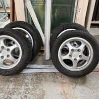 Cerchi Porsche 16 Cup 911 964 con gomme invernali