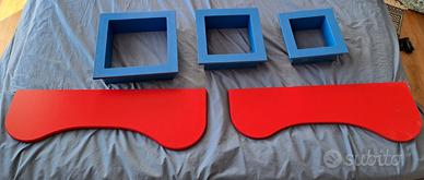 Set di mensole per cameretta bambini