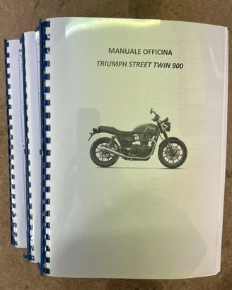 Manuale offica e manuale d’uso Triumph moto
