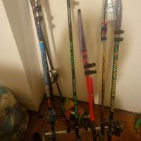 Canne da pesca trota lago e torrente