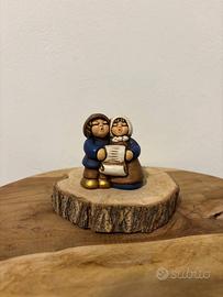 Bimbi canterini blu presepe classico Thun