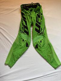 Pantaloni motocross UFO Plast verdi fluo taglia 26