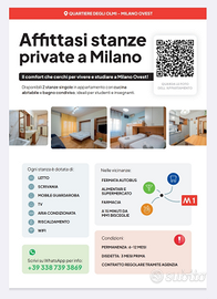 Camere singole Milano -ovest