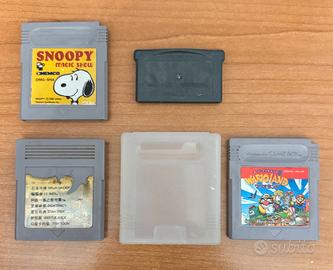 4 Videogiochi per Nintendo Game Boy vari modelli