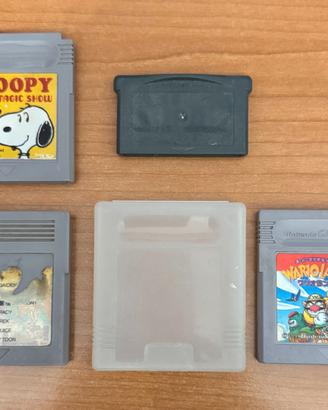 4 Videogiochi per Nintendo Game Boy vari modelli