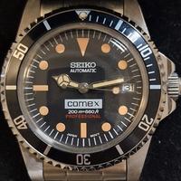 orologio mod seiko stile submariner vintage
