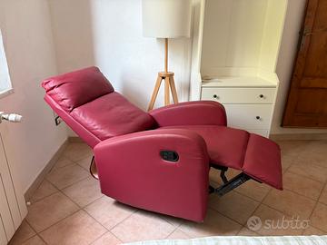 Poltrona recrinabile ecopelle
