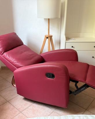 Poltrona recrinabile ecopelle
