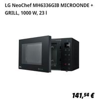 Microonde LG MH6336GIB nuovo