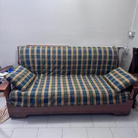 Divano letto in legno