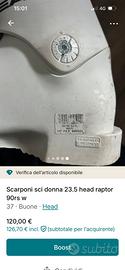 Scarpone Head Raptor racing rs 90