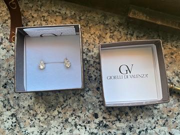 Orecchini punto luce argento 