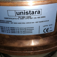 Giunto coibentato inox interno mm 150 rame esterno