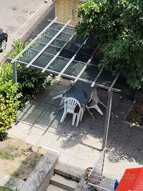 Gazebo in alluminio da giardino