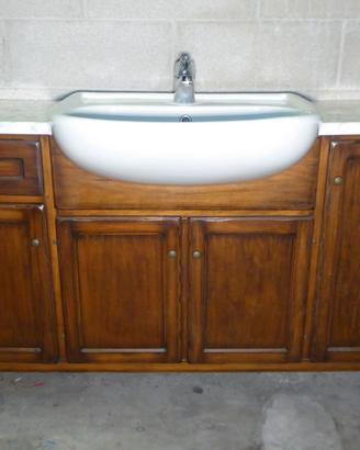 Mobile da bagno in legno