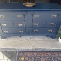 Trittico Set camera da letto Comò e Comodini legno