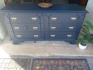 Trittico Set camera da letto Comò e Comodini legno