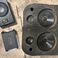 Casse auto + amplificatore hertz+ subwoofer