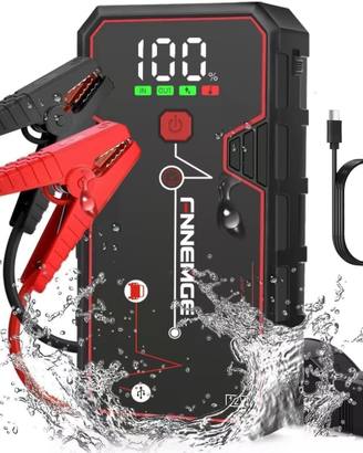 Batteria Auto, 4000A 21800mAh Avviatore Emergenza