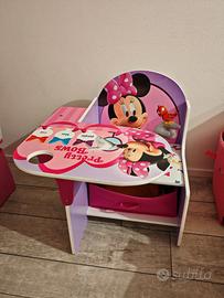 Poltroncina Minnie in legno 