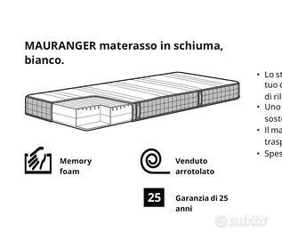 Materasso matrimoniale Ikea