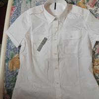 Camicia bianca manica corta 