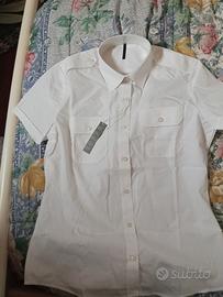 Camicia bianca manica corta 