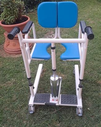 Sedia comoda WC e doccia con ruote – NUOVA