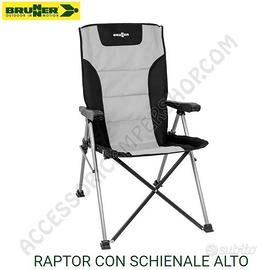 POLTRONA SEDIA CAMPEGGIO BRUNNER RAPTOR CON SCHIEN