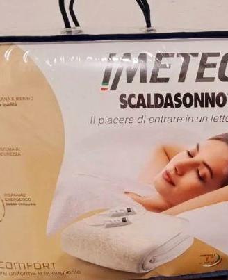 Imetec Scaldasonno Matrimoniale in lana merino