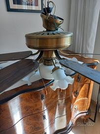 Lampada con ventilatore