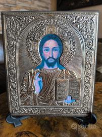 icona russa 22x18 argento 925