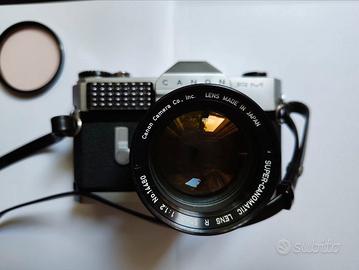 Canonflex + Super-Canomatic 58mm 1.2 - Reflex