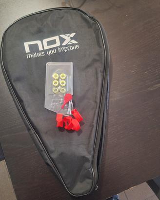 Custodia termica nox padel racket custom grip dump