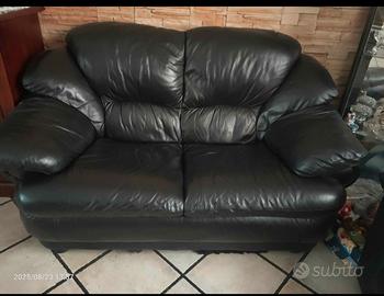 Divano 2 posti pelle