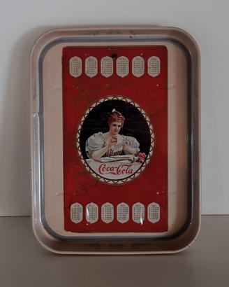 Vassoio Coca-Cola Calendario 1900 vintage