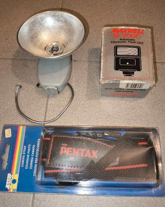 Kodak Flash + Maxwell M-200C + Tracolla Pentax