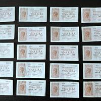 Banconote italiane in lire da collezione