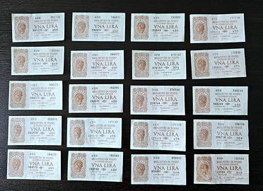 Banconote italiane in lire da collezione