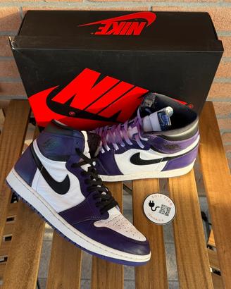 Jordan 1 High Court Purple size 47,5 - Used OG All
