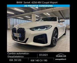 BMW Serie 4 Coupé (G22) - 420d 48V Coupé Msport